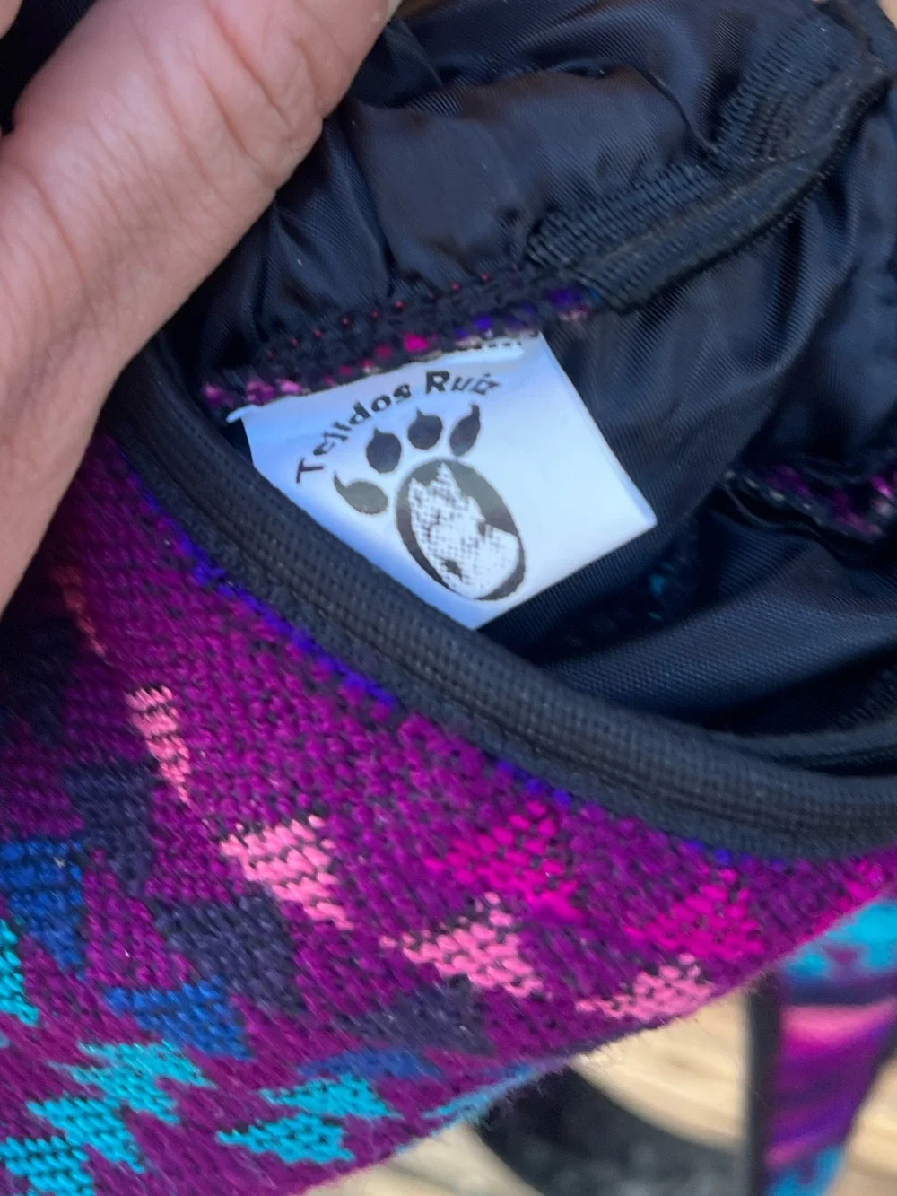 UNBRANDED | Ecuador Wool Purple Aztec Crossbody Bag